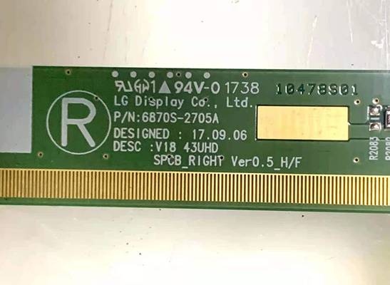 LG 43モニターのために証明されるインチTVスクリーンLC430DGJ-SLA1 12VのCU