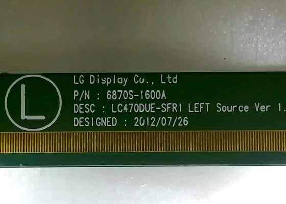 LC470DUE-SFR1 TVの開いた細胞、47インチLg TVのパネル1920X1080